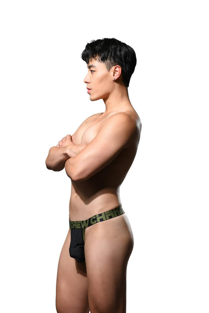 Andrew Christian ALMOST NAKED® Fugtkontrol V-Thong Sort