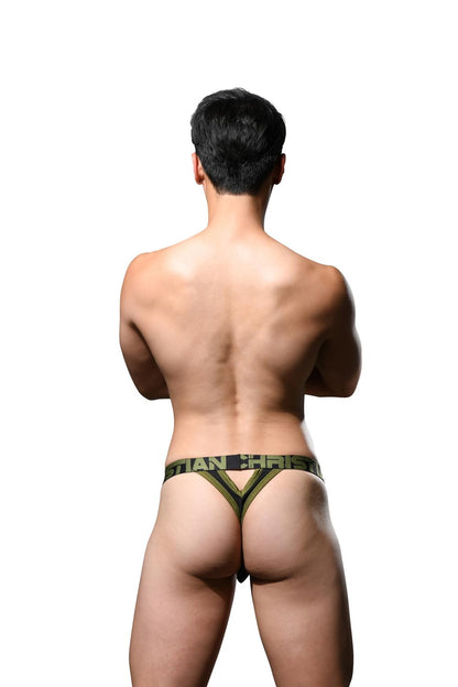 Andrew Christian ALMOST NAKED® Fugtkontrol V-Thong Sort