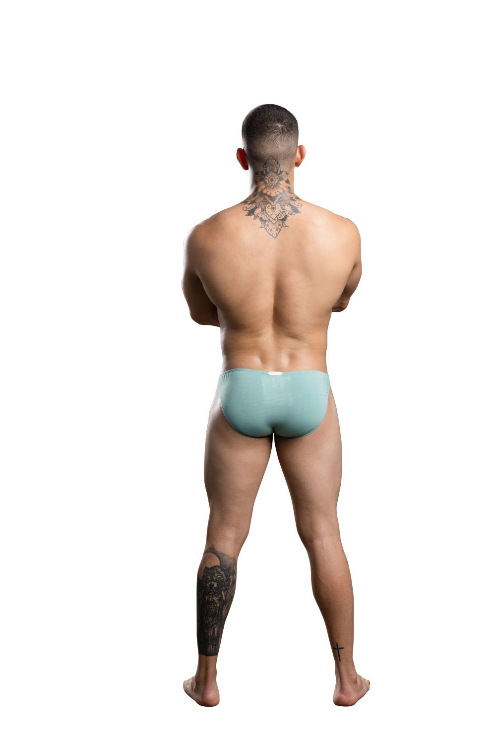 Andrew Christian ALMOST NAKED® No-Show Ultra Low Rise Brief Sage