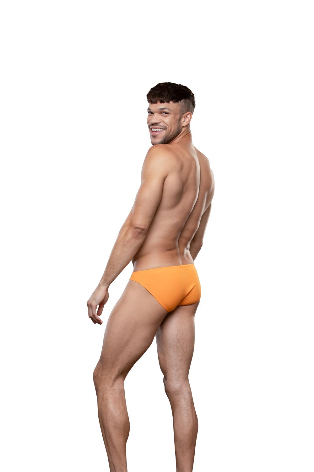 Andrew Christian ALMOST NAKED® No-Show Ultra Low Rise Brief Tangerine