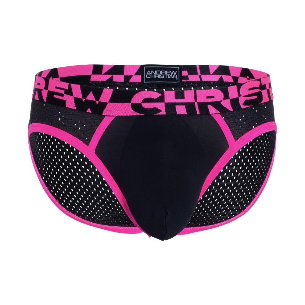 Andrew Christian ALMOST NAKED® SPORTOWE SIATKOWE SZNURY Czarne