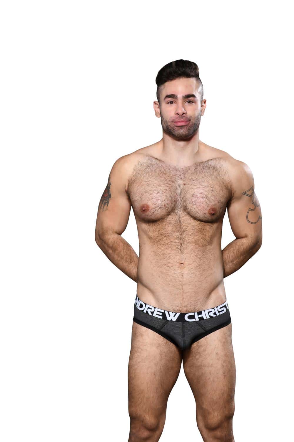 Andrew Christian Aktiver Sport-Slip Anthrazit