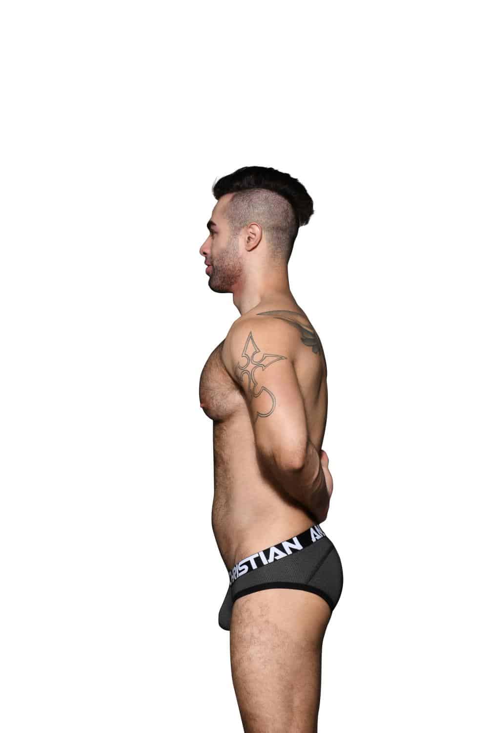 Andrew Christian Aktiver Sport-Slip Anthrazit