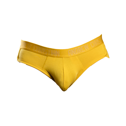Andrew Christian Slipy CoolFlex Modal z SHOW-IT® Musztarda