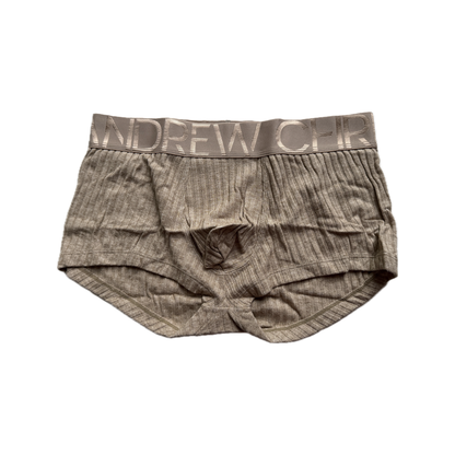 Andrew Christian Essential Rib Boxer z ALMOST NAKED® Heather Khaki