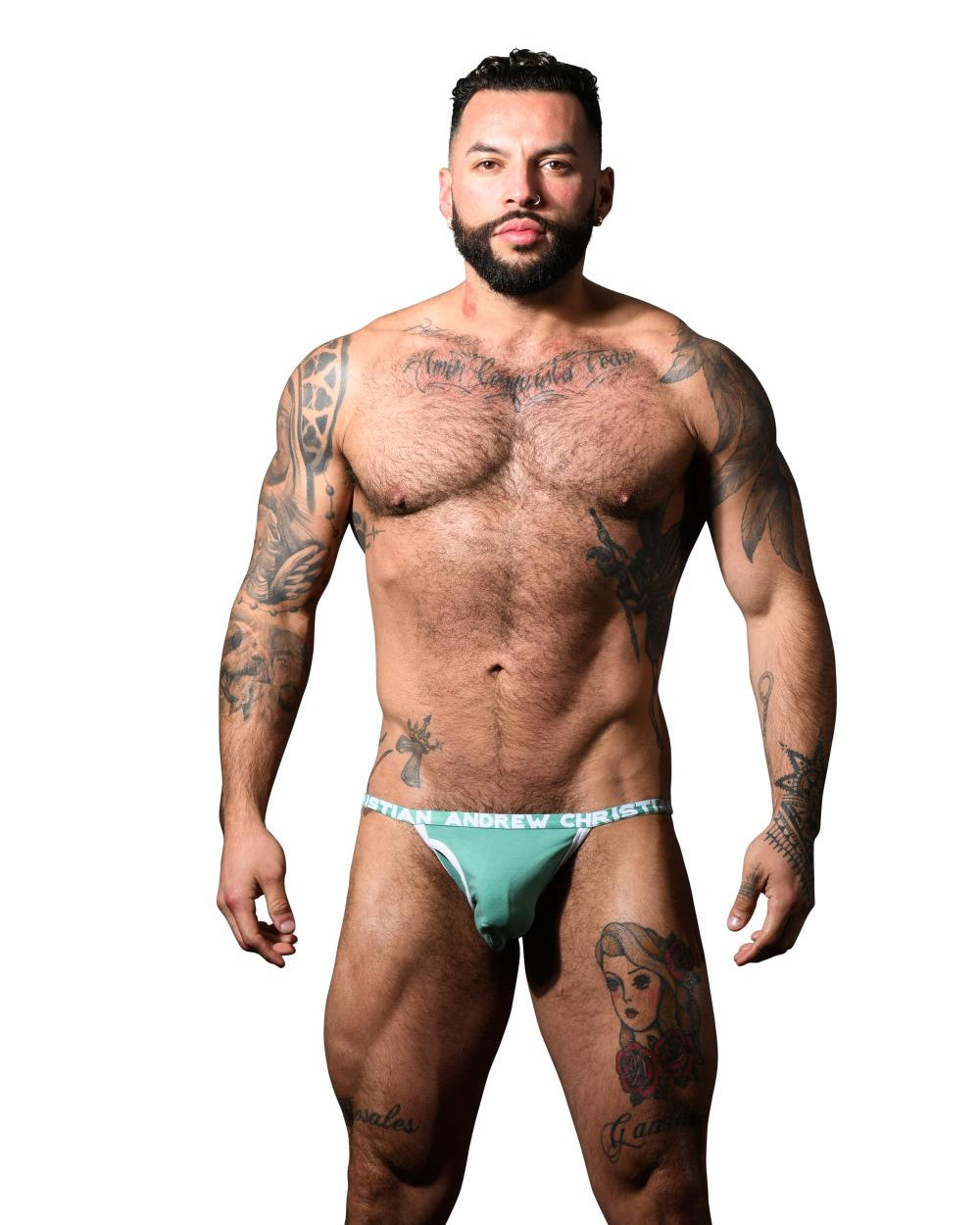 Andrew Christian Fly Jock w/ ALMOST NAKED® Sage