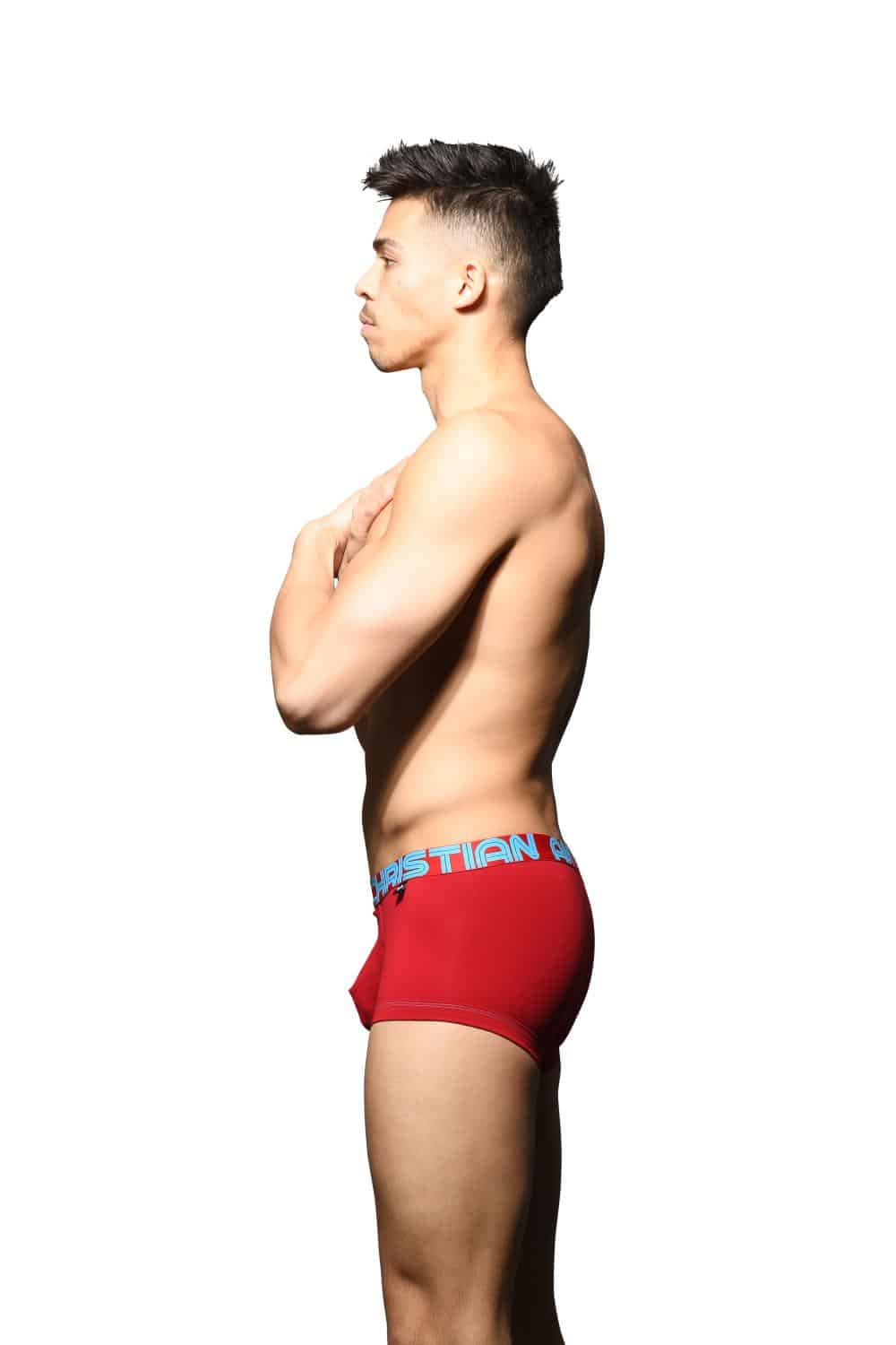 Andrew Christian Boxer Fly Tagless avec ALMOST NAKED® Rouge