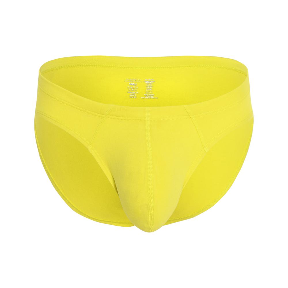 Andrew Christian Happy No Show Brief Citrus Yellow