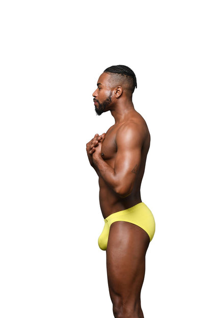 Andrew Christian Happy No-Show Brief Citrus Yellow