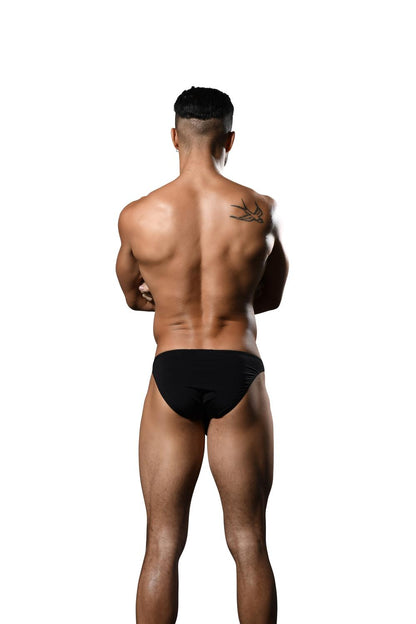 Andrew Christian Low Cut Ring Brief w/ ALMOST NAKED®Black