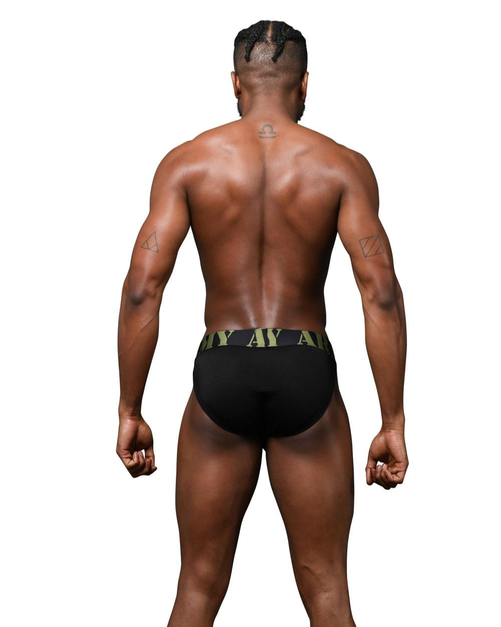 Andrew Christian Military Brief w/ ALMOST NAKED® Black