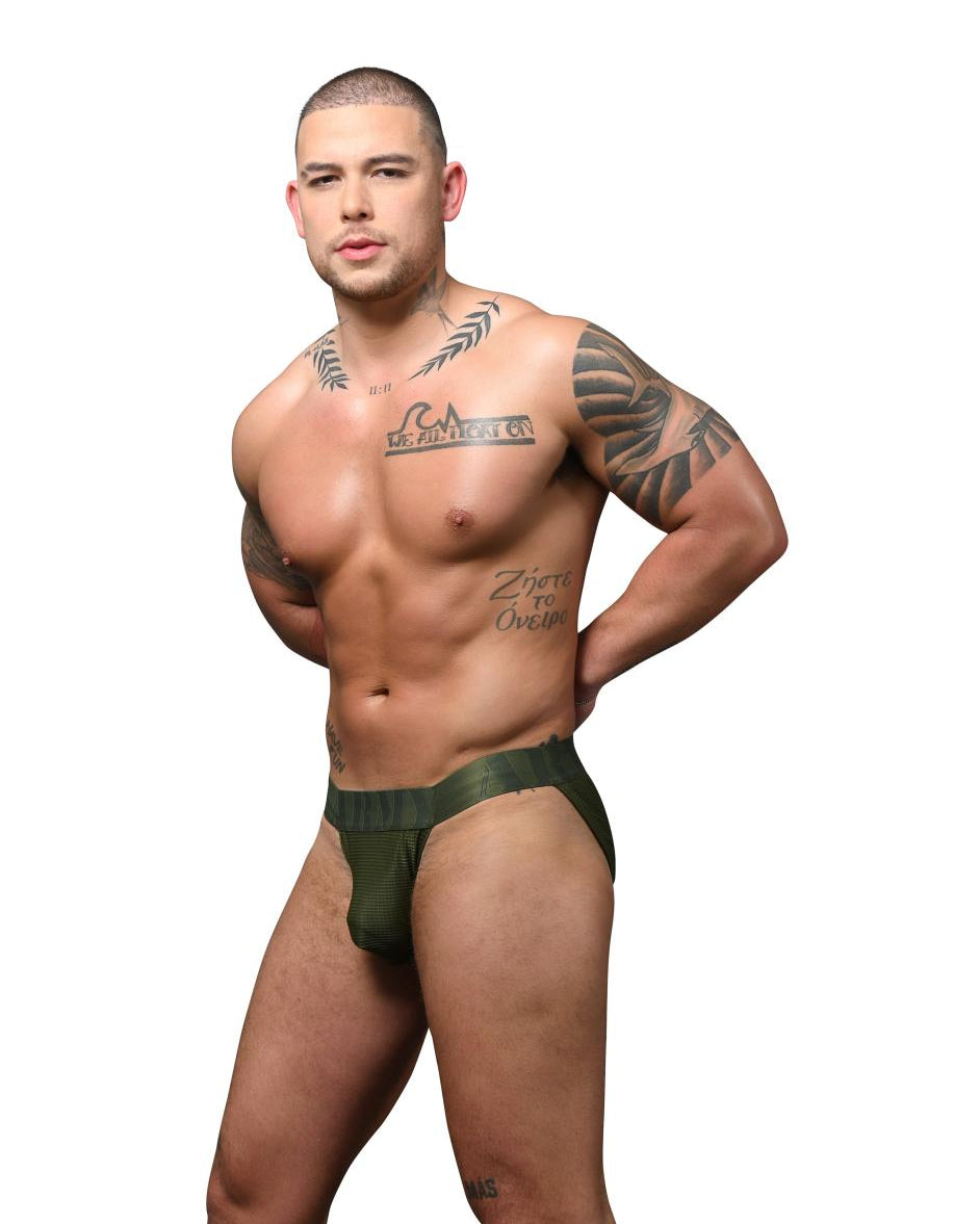 Andrew Christian Military Brief w/ ALMOST NAKED® Olive