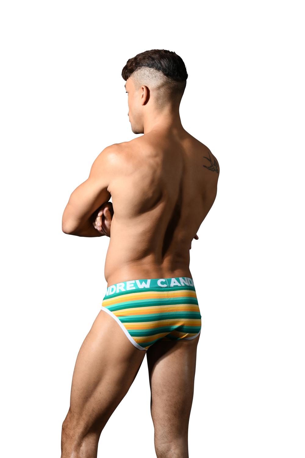 Andrew Christian Slip Riviera Stripe avec ALMOST NAKED®