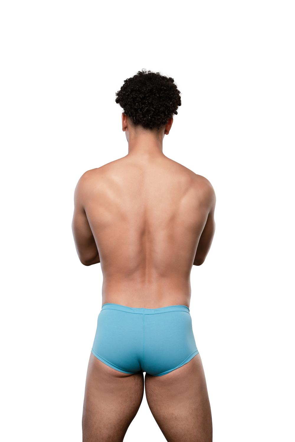 Andrew Christian "SEX" Bamboo Boxer w/ ALMOST NAKED® Olympic Blue