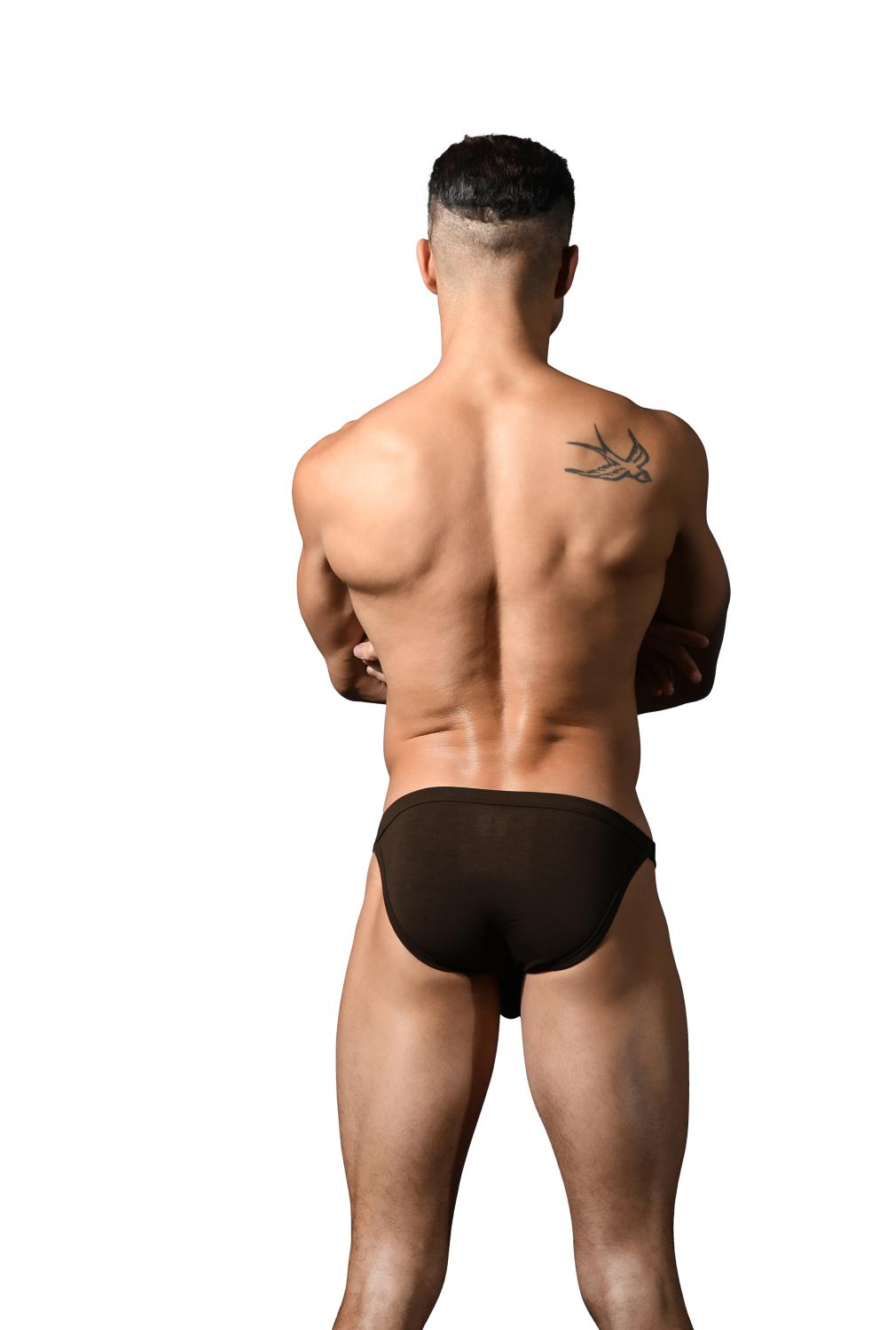 Andrew Christian "SEX" Bamboo Brief w/ ALMOST NAKED® Brown