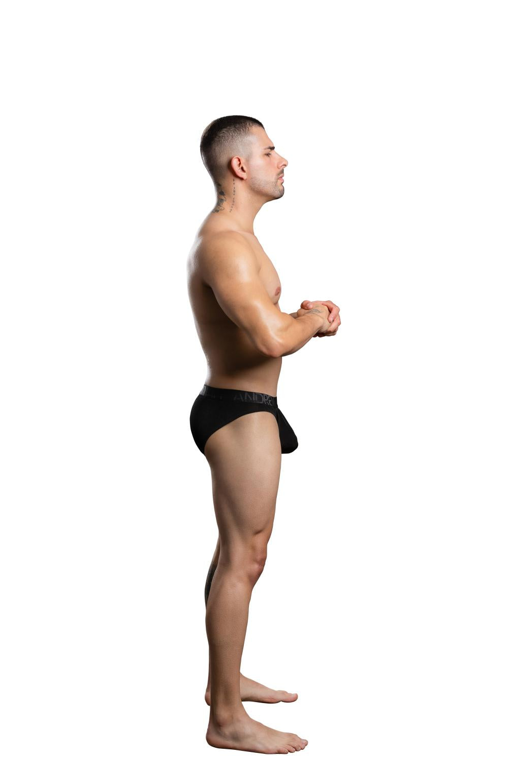 Andrew Christian Sensual Rib Brief w/ ALMOST NAKED® Black