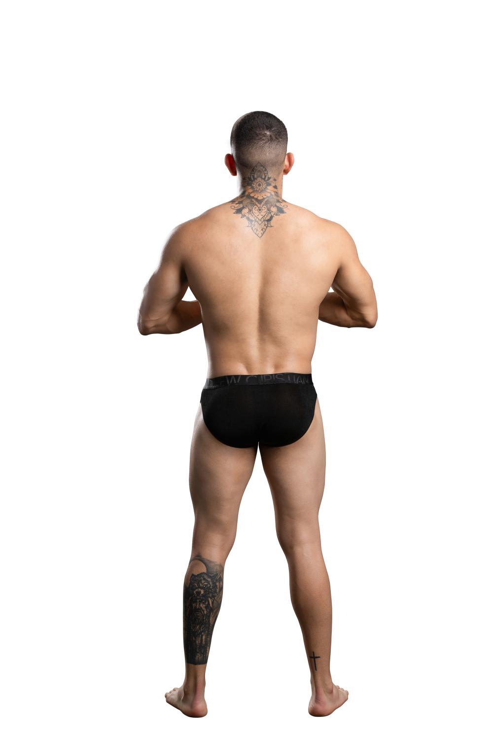 Andrew Christian Sensual Rib Brief w/ ALMOST NAKED® Black