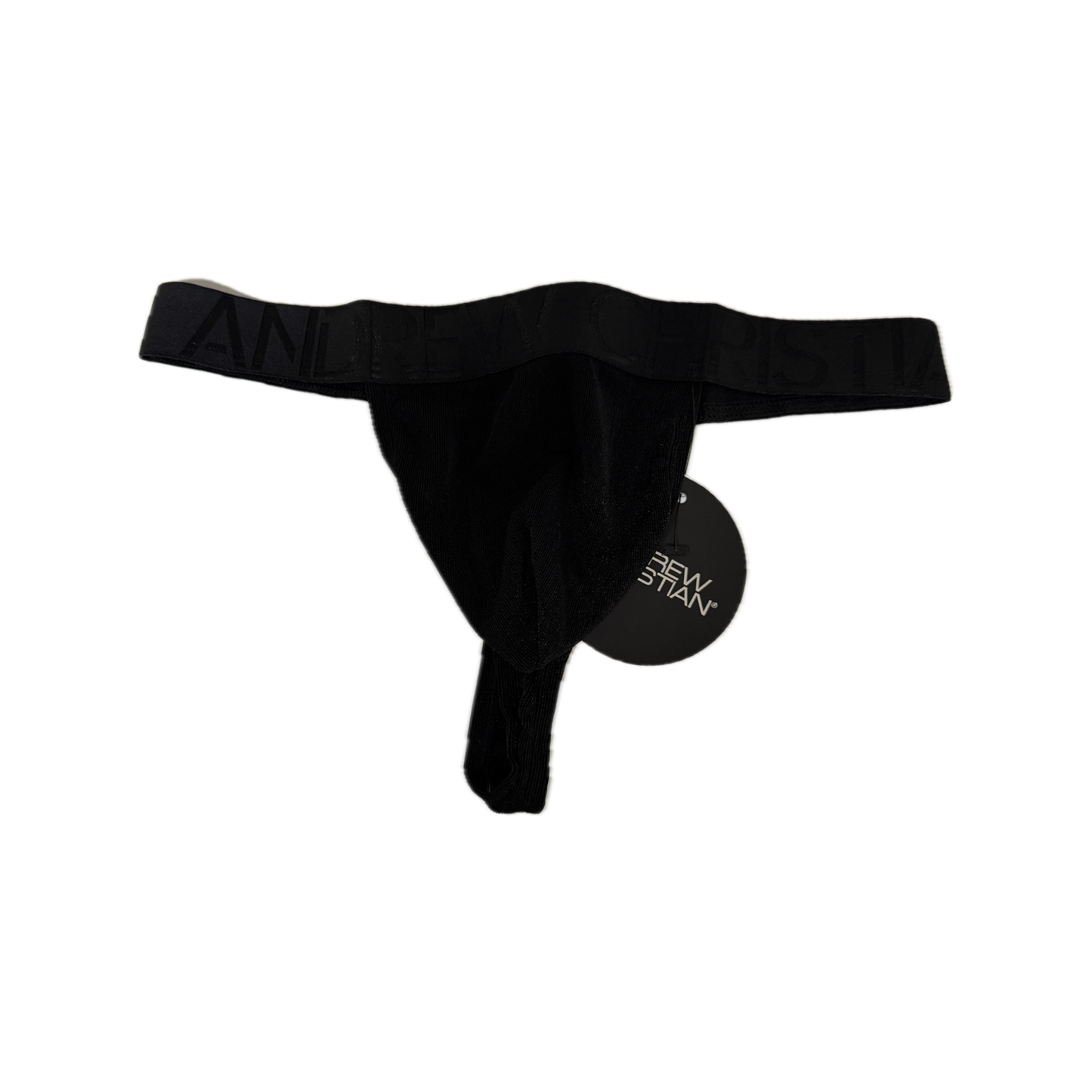 Andrew Christian Sensual Rib Thong w/ ALMOST NAKED® Black