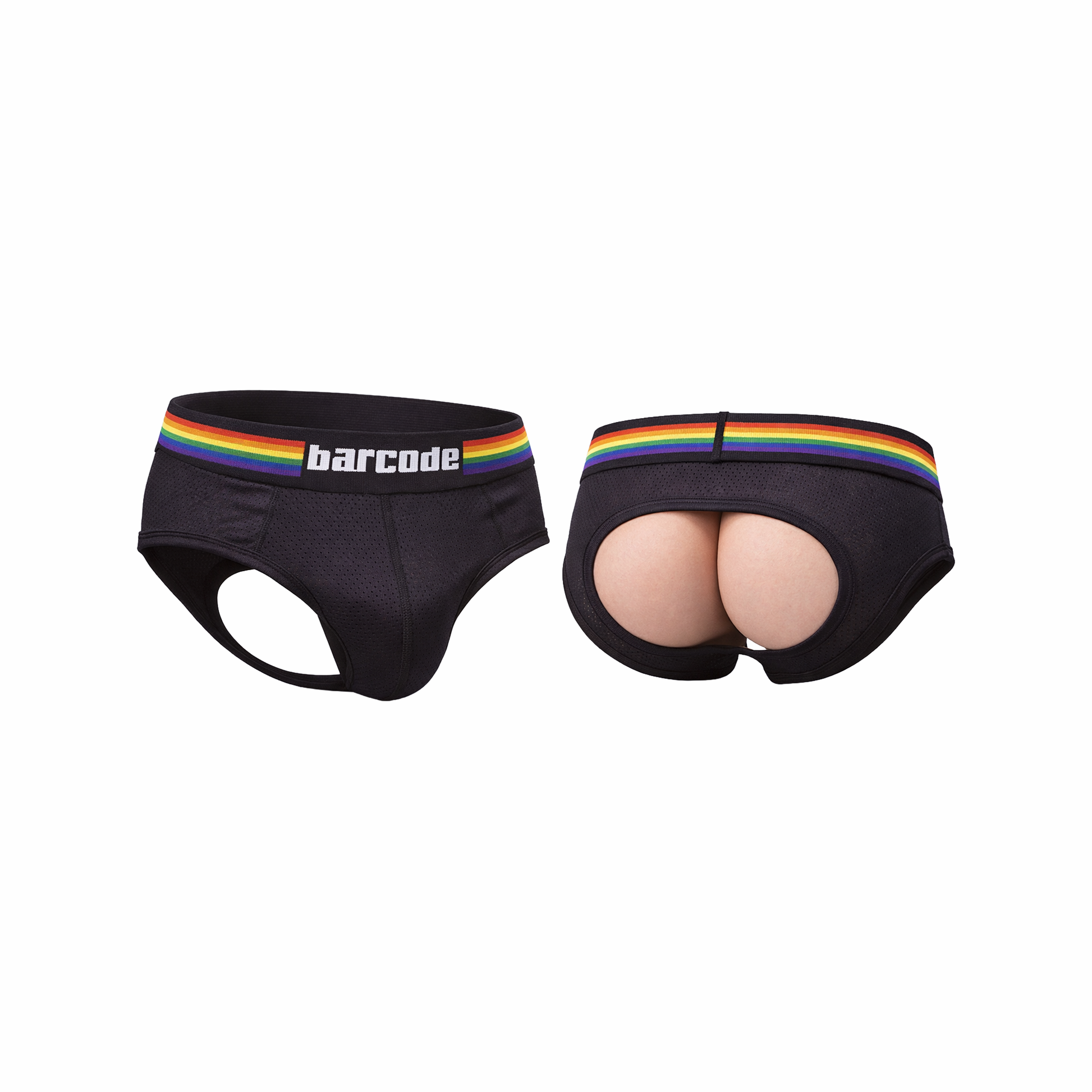 Barcode Berlin Slip senza schienale Pride Black