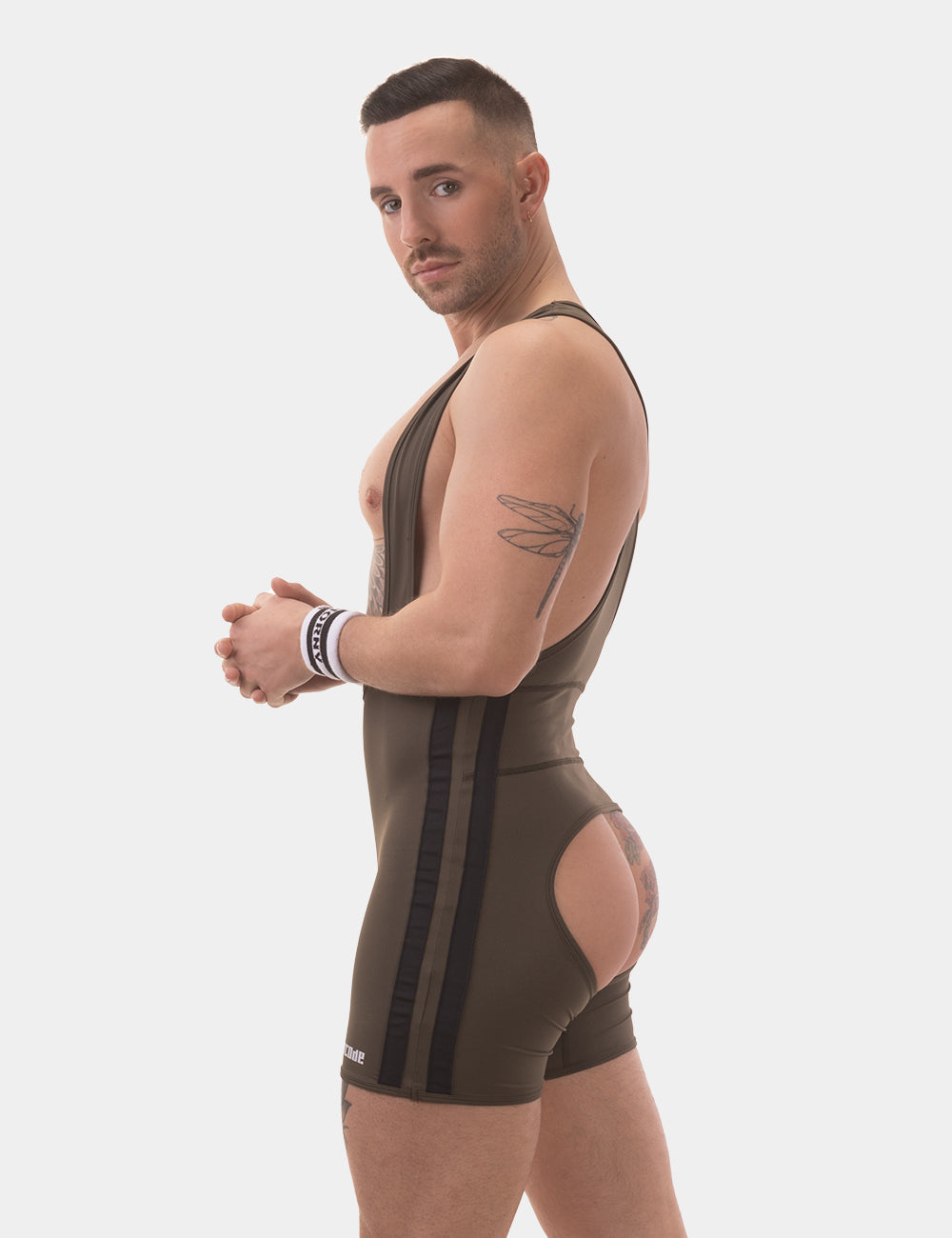 Barcode Berlin Backless Singlet Dastin Darkarmy-Black