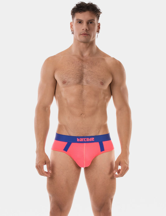 Barcode Berlin Brief Sonny Neonpink-Royal