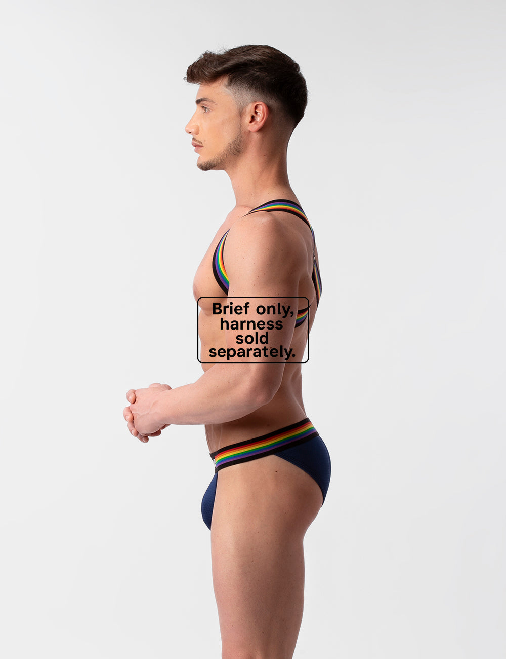 Barcode Berlin Half Brief Pride Navy