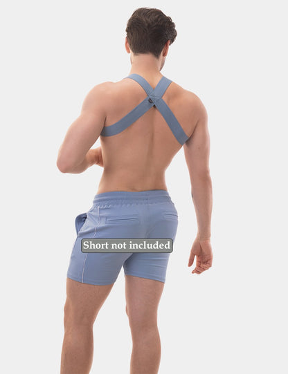 Barcode Berlin Harness Matt Pop Bluebeige