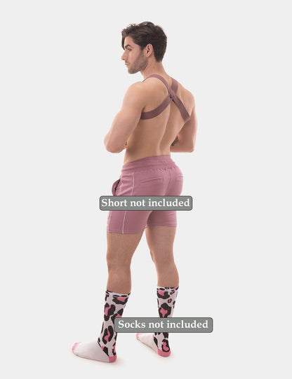 Barcode Berlin Harness Matt Pop Brownishpurple