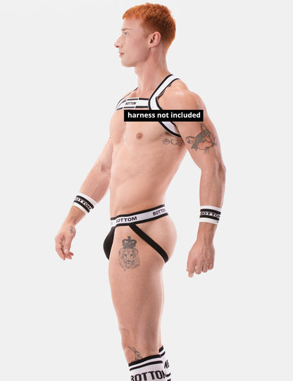 Barcode Berlin Jockstrap BOTTOM Schwarz-Weiß