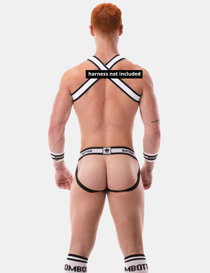 Barcode Berlin Jockstrap BOTTOM Schwarz-Weiß