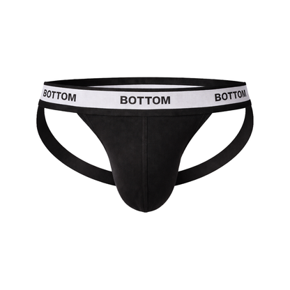 Barcode Berlin Jockstrap BOTTOM Schwarz-Weiß