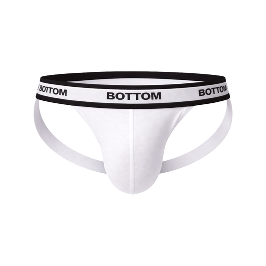 Barcode Berlin Jockstrap BOTTOM White-Black