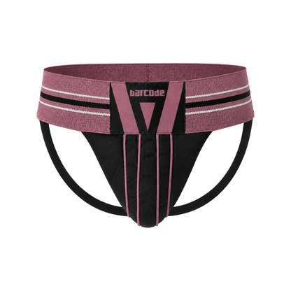 Barcode Berlin Jockstrap Loba Brownishpurple-Black