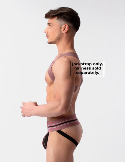 Barcode Berlin Jockstrap Loba Brownishpurple-Black