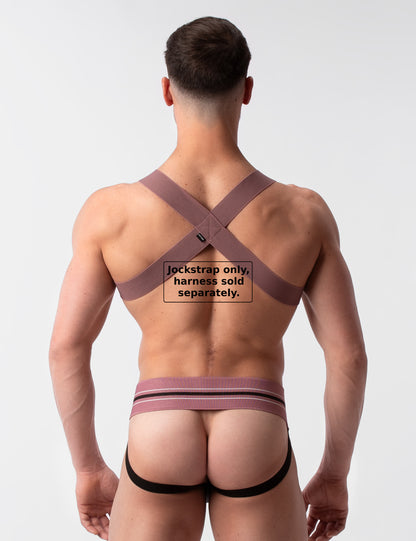 Barcode Berlin Jockstrap Loba Brownishpurple-Black