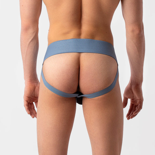 Barcode Berlin Jockstrap Zuri Blaubeige/Schwarz