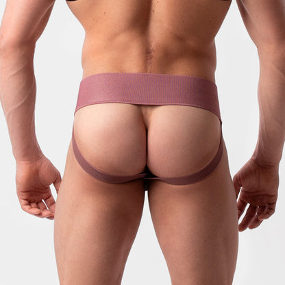 Barcode Berlin Jockstrap Zuri Brownishpurple/Black