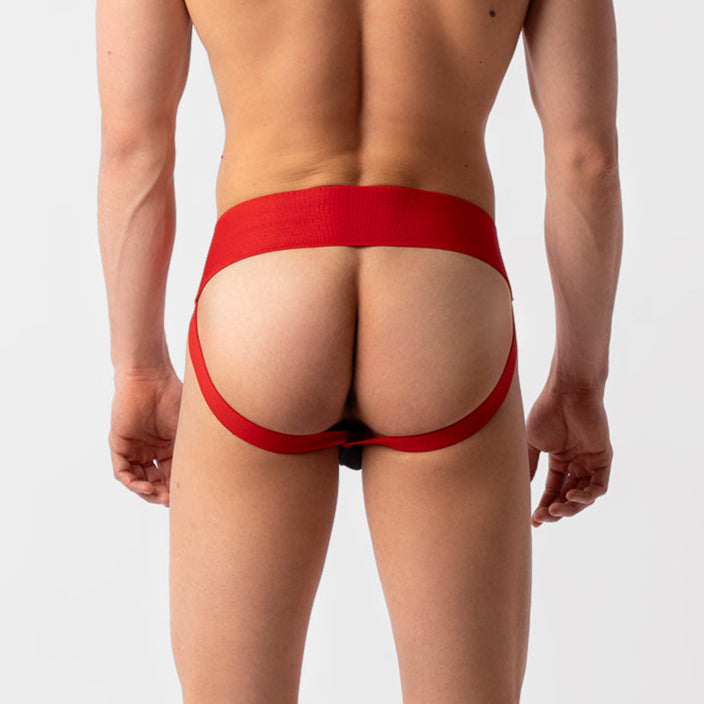 Barcode Berlin Jockstrap Zuri Czerwony/Czarny
