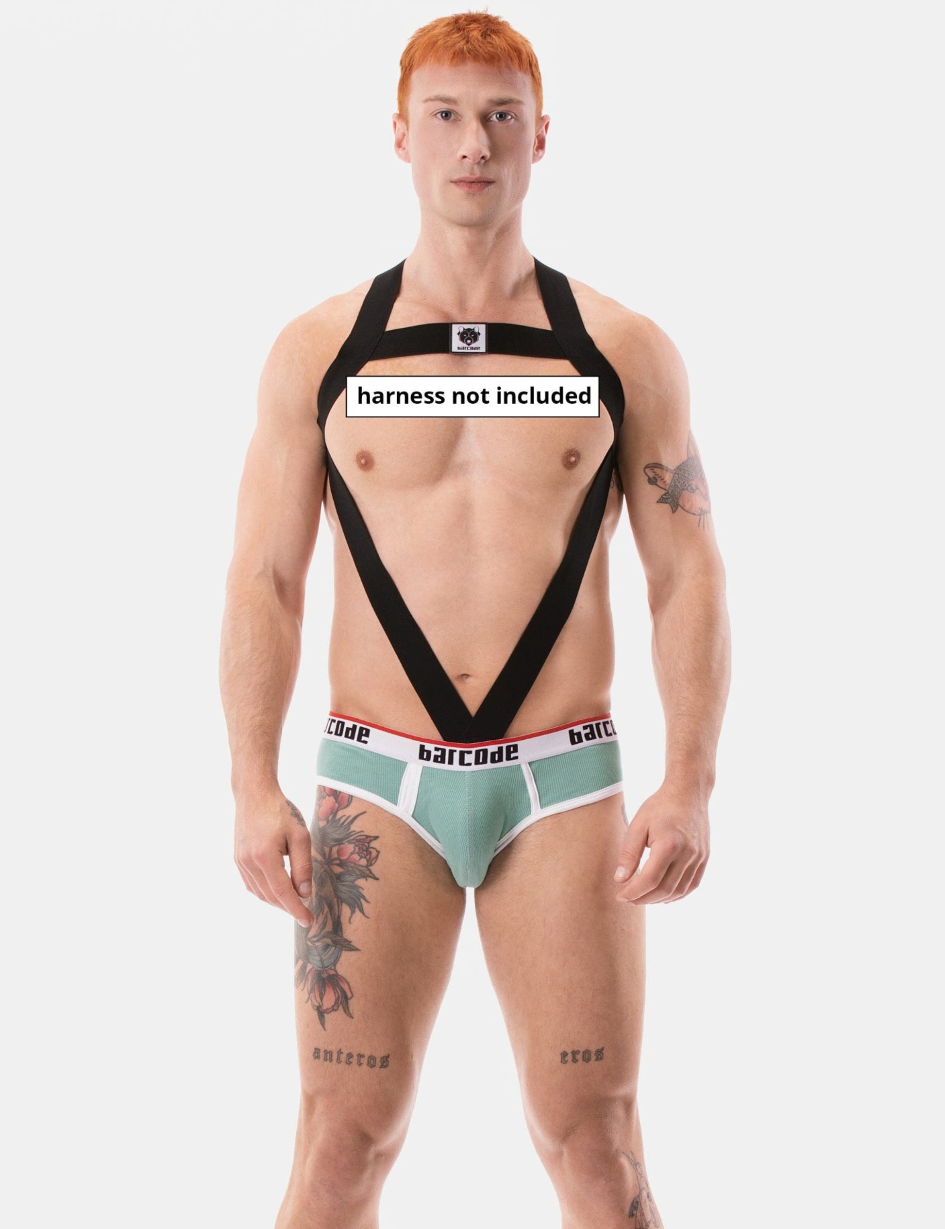 Barcode Berlin Kai Brief Multipack 1x Mint + 1x Brownishpurple + 1x Yellow