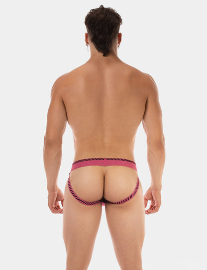 Barcode Berlin Kavan Jockstrap Pink-Black