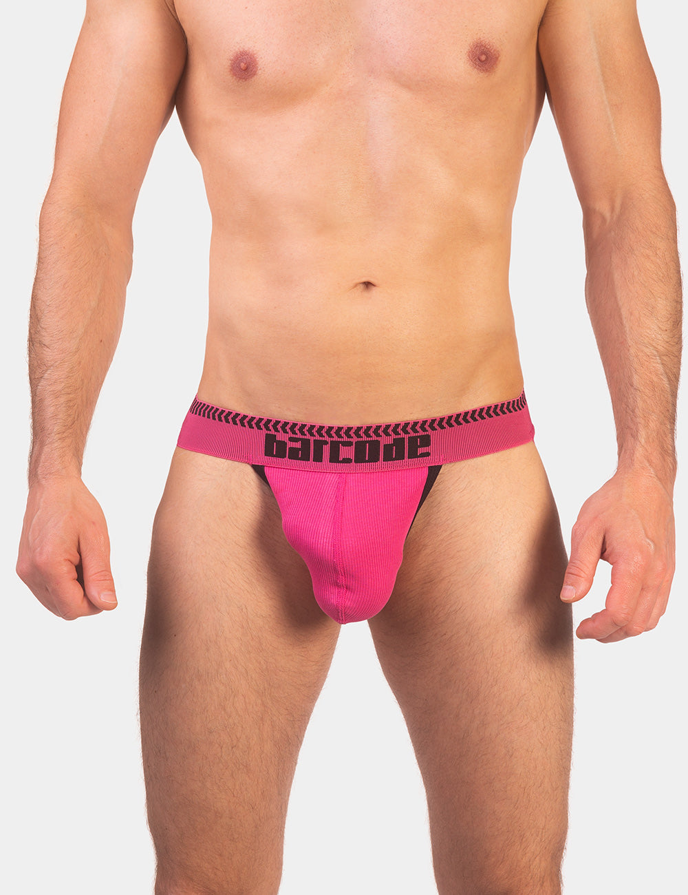 Barcode Berlin Kavan Jockstrap Różowo-Czarny