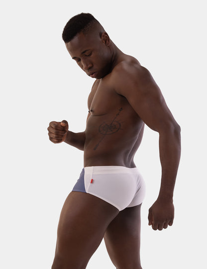 Barcode Berlin Mar Bella Beach Swim Trunk White-Blue-Rose