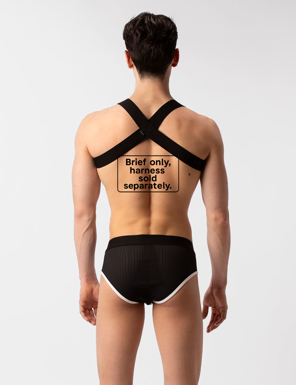 Barcode Berlin Mesh Brief Sicile Black-White