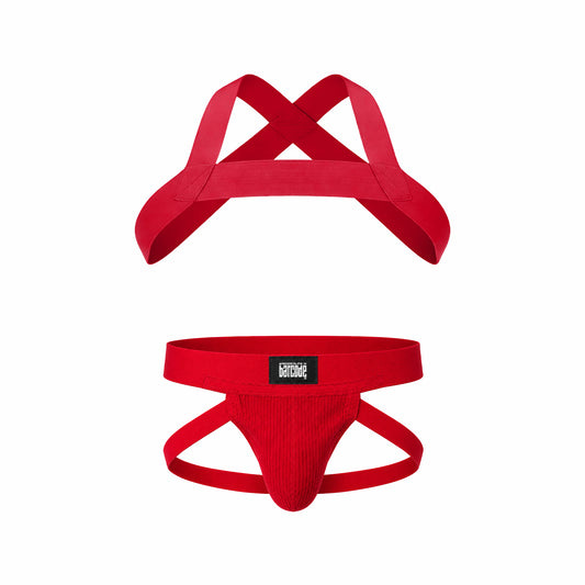 Barcode Berlin Multipack 1x Anton Jock Red + 1x Harness Matt Red