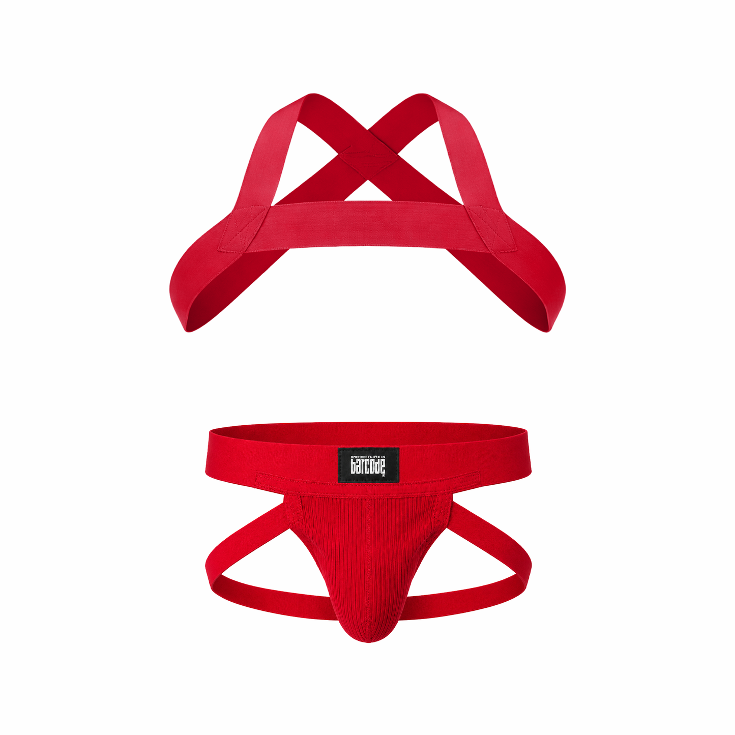 Barcode Berlin Multipack 1x Anton Jock Rosso + 1x Imbracatura Rosso Opaco