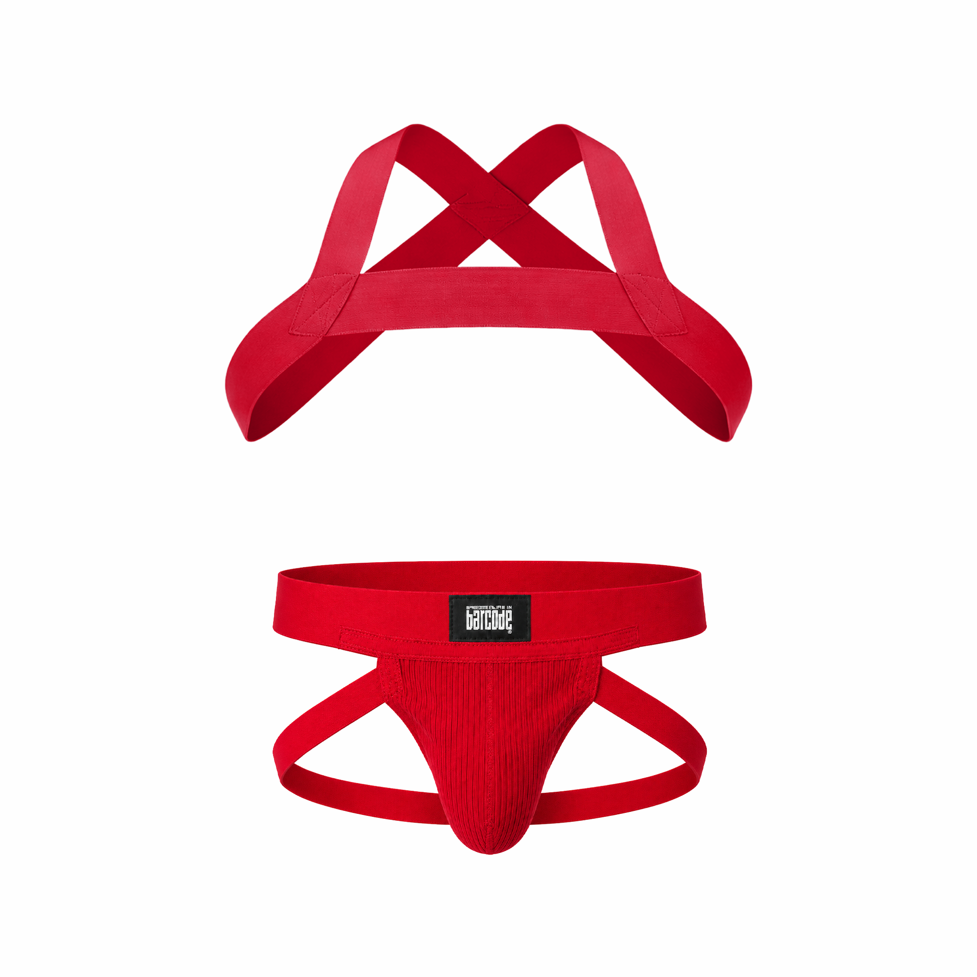 Barcode Berlin Multipack 1x Anton Jock Rosso + 1x Imbracatura Rosso Opaco