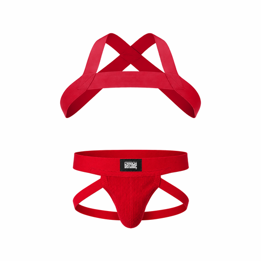 Barcode Berlin Multipack 1x Anton Jock Red + 1x Harness Matt Red