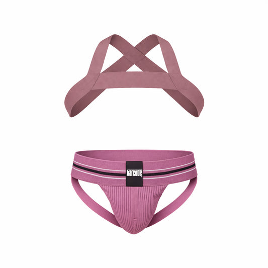 Barcode Berlin Multipack 1x Boris Jockstrap + 1x Harness Matt Brownishpurple