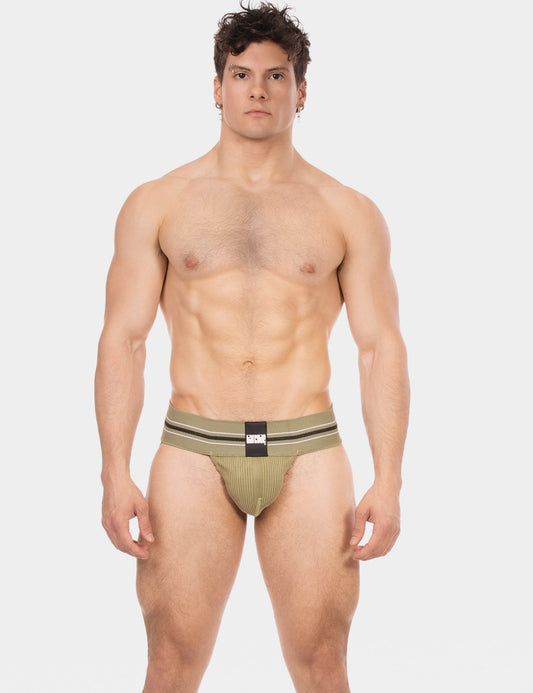 Barcode Berlin Multipack 1x Boris Jockstrap + 1x Sele Matt Grassland Beige