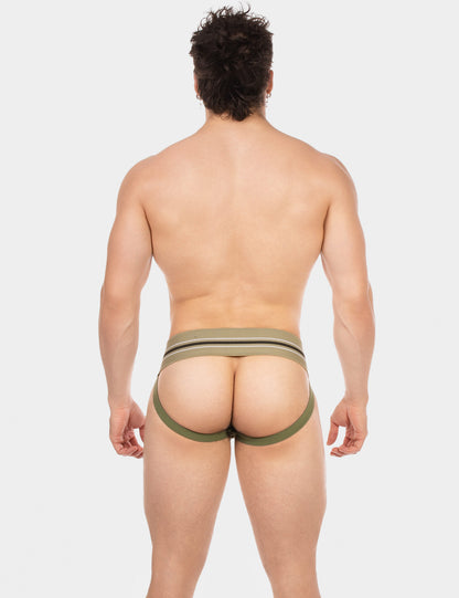 Barcode Berlin Multipack 1x Boris Jockstrap + 1x Harness Matt Grasslandbeige